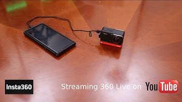 YouTube live streaming 360 with the Insta360 cameras (One RS, One R, One X2)