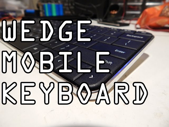 Microsoft Wedge Mobile keyboard review - YouTube