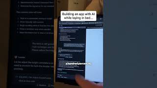 Building an app with AI while laying in bed... screenshot 4