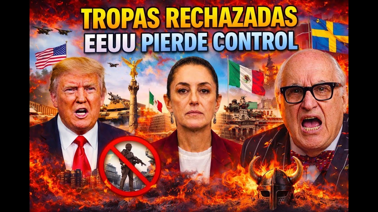 MÉXICO bajo presión: Trump OFRECE tropas y Sheinbaum dice NO - La decisión que cambia todo