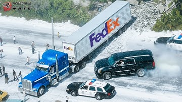 IJzige weggekte vastgelegd op camera #4