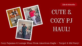 Athlete Statistics Cute & Cozy PJ Haul! | American Eagle | Target & Old Navy!!! | Holiday PJs