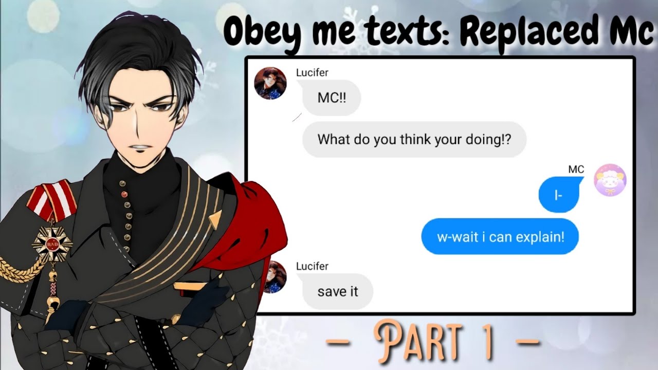 Obey me texts: Replaced Mc • Part 1