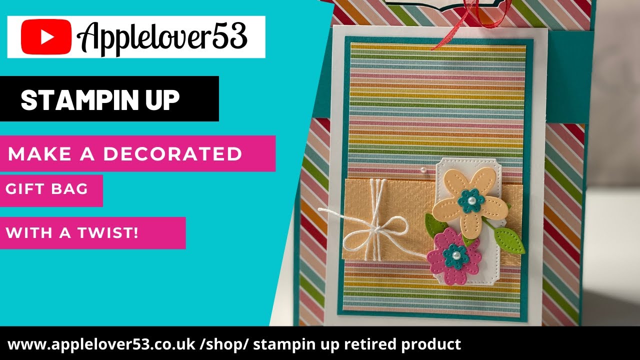 How To Make A Quick Gift Bag With A Twist! YouTube