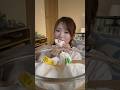 今話題のバレリーナの夜食作ってみた🩰✨ 純30さんのレシピ #スイーツ #asmr #shorts