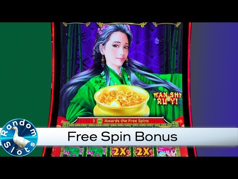 Prosperity Link Wan Shi Ru Yi Slot Machine Free Spin Bonus