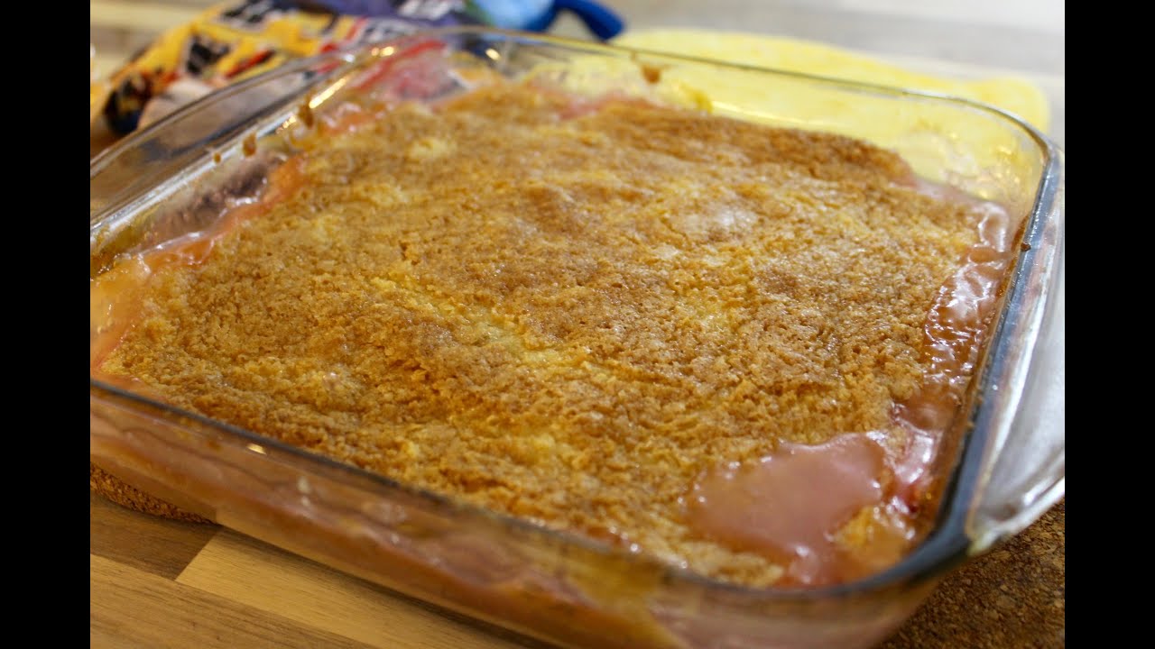 Baked Sticky Rhubarb Pudding - Bonita's Kitchen