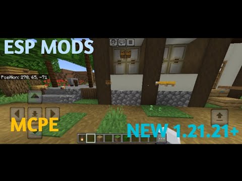 NEW !! ESP MODS 1.21.21+ MCPE - YouTube