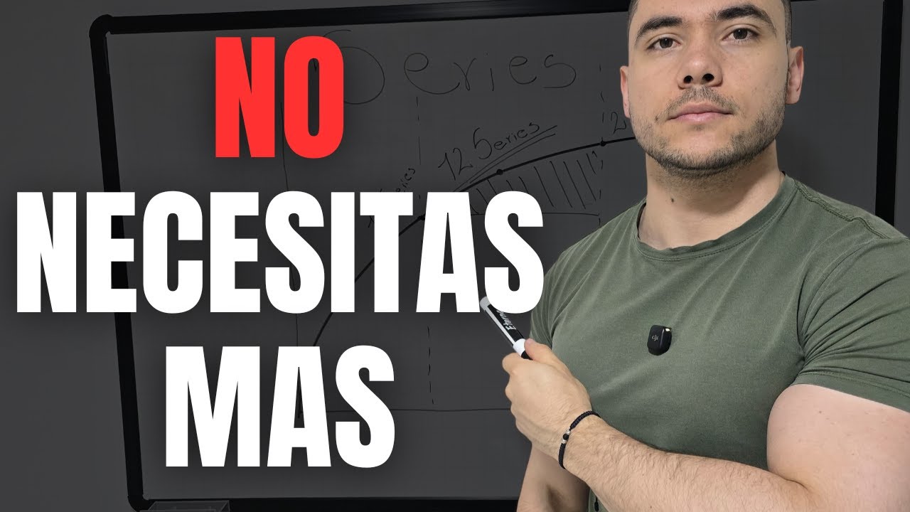 3 SERIES Es Lo Que DEBES HACER Para GANAR MUSCULO