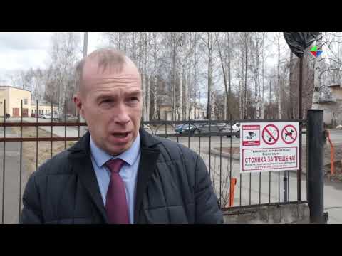Начнет работать шлагбаум на въезде в больничный городок