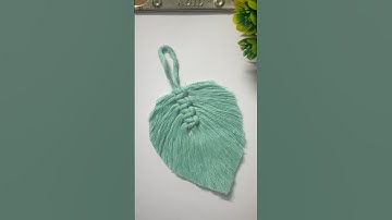 🌿 DIY Macrame Feather | Easy Macrame Tutorial for Beginners 🌿#knotfulcreations #macrame