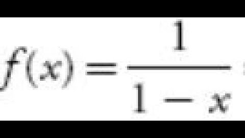 MACLAURIN SERIES AND INTERVAL OF CONVERGENCE OF 1/(1-x) || Calculus 2