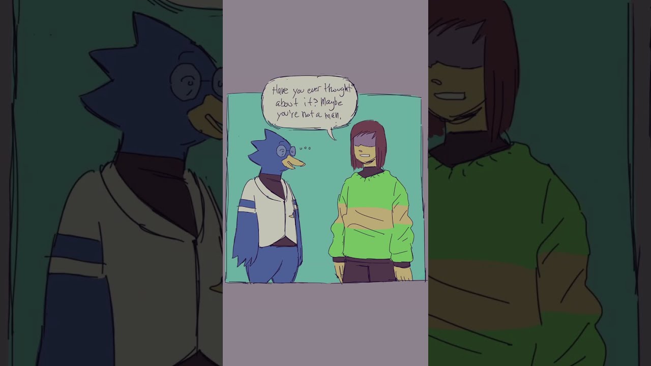 Berdly Trans Voiceacting Deltarune Comicdub
