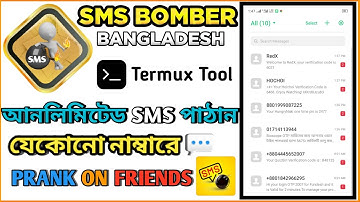 Unlimited SMS Bombing On Termux BD || Tbomb In Termux || Call & SMS Bombing BD