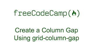 Create a Column Gap Using grid-column-gap