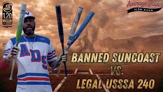 Banned Suncoast vs Legal USSSA 240 | USSSA Slowpitch Bat Review