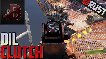 1v4 OIL CLUTCH!! - Rust