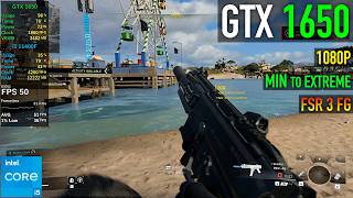 GTX 1650 - Call of Duty: Warzone Season 3 - 1080p All Settings + FSR 3 &amp; FG