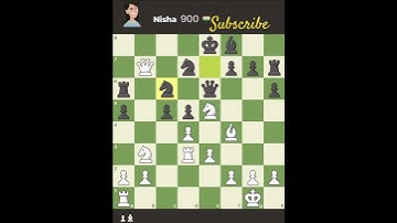 Queen’s Pawn Opening Nisha 900 Bot using chess.com #chess #chessopenings