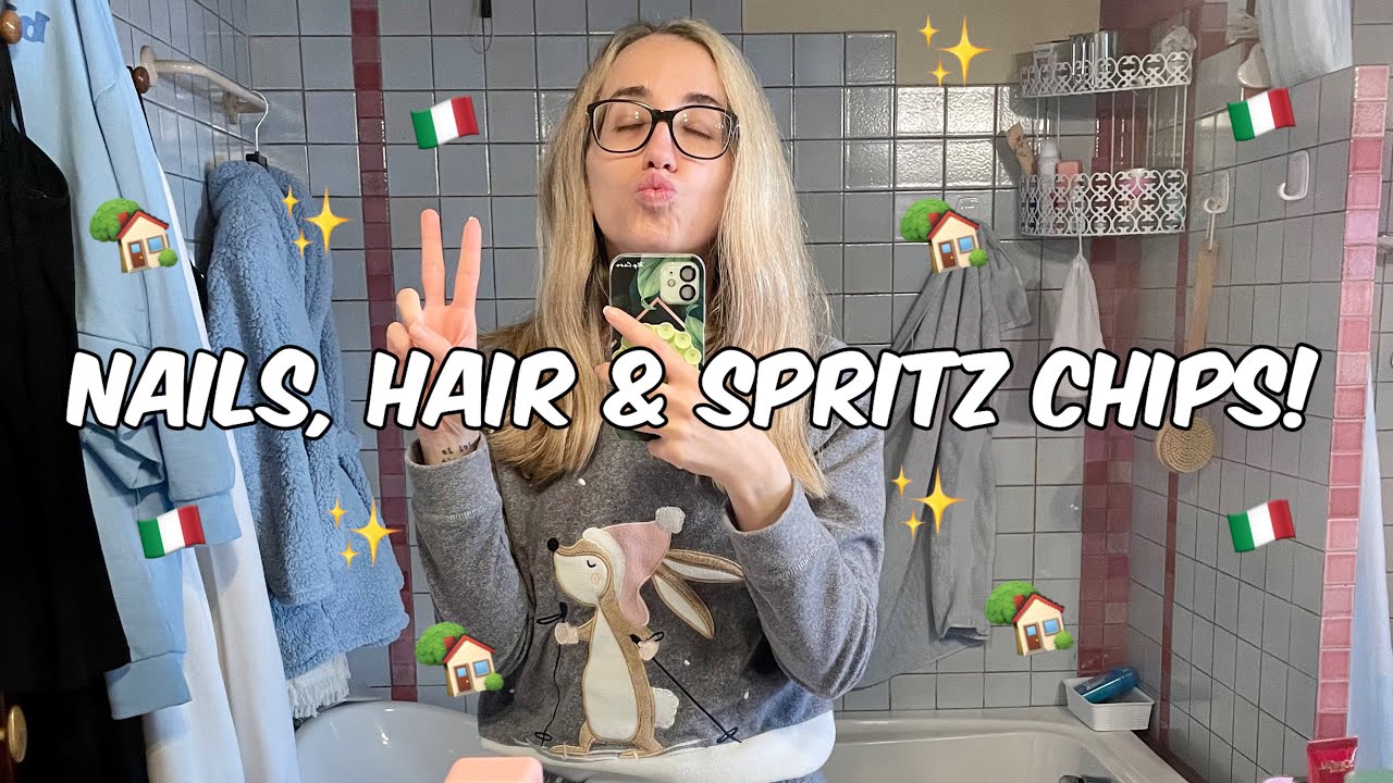 Cozy Days in Italy: Nails, Hair, Spritz Chips & TV Talk ✨ Home Chit-Chat VLOG