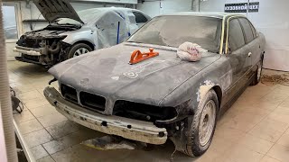 BMW E38 740 Восстановление редкой БМВ из фильма Бумер Часть 2