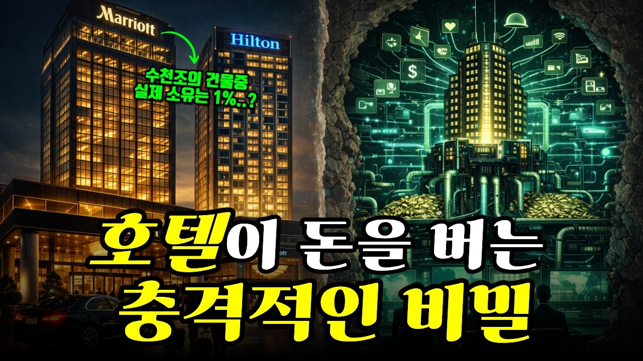"실제 소유는 1% 미만.." 메리어트, 힐튼 호텔이 돈을 버는 충격적 비밀