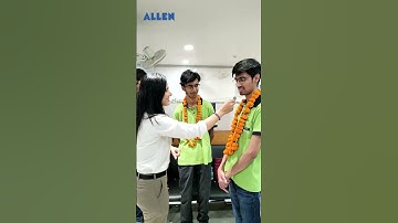 From Students to JEE Main 2025 Toppers 🏆|  ALLEN’s Champions Share Their Journey #shorts