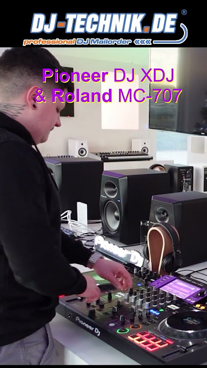 DJ-Technik.de - Pioneer DJ XDJ-XZ & Roland MC 707  Session #shorts