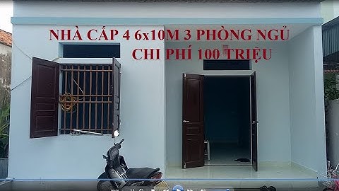 Nhà cấp 4 mái tôn chi phí thấp khoảng 100 triệu