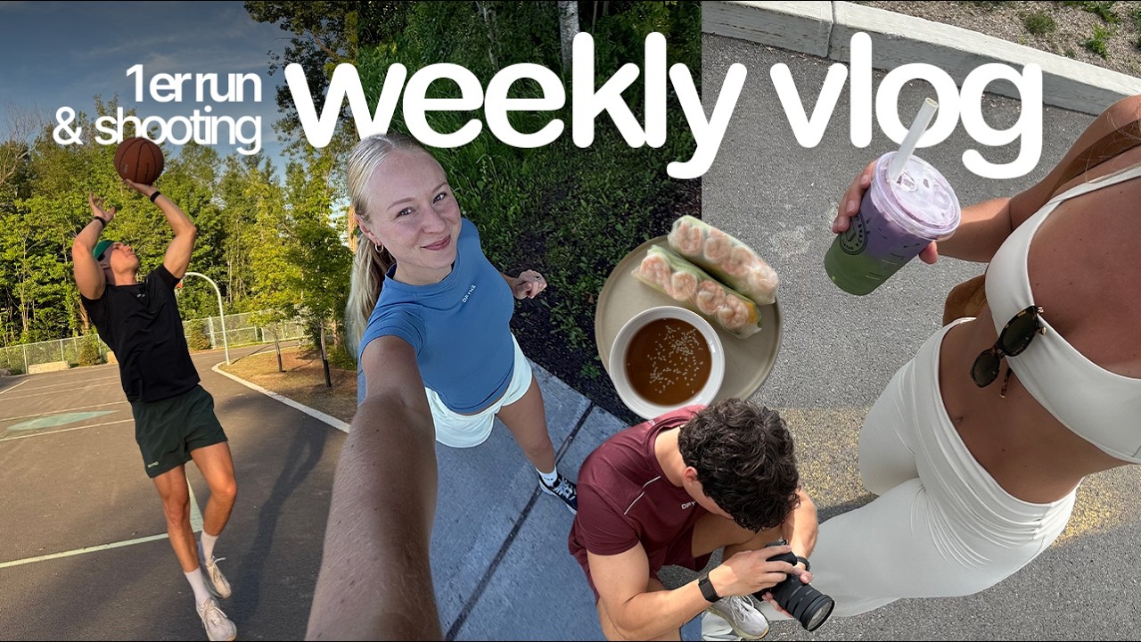 Mon 1er run de l’année 🥵 I Weekly Vlog : run, recettes, haul DFYNE & shooting