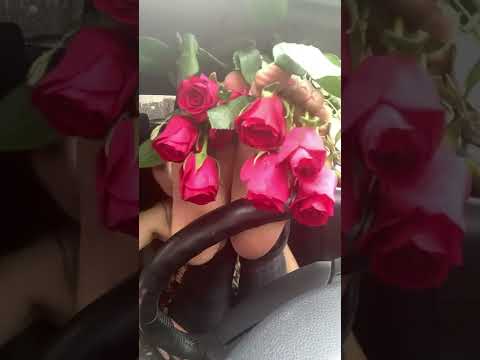 Bare feet rose display diamanté spring heel pedal pumping 🌹