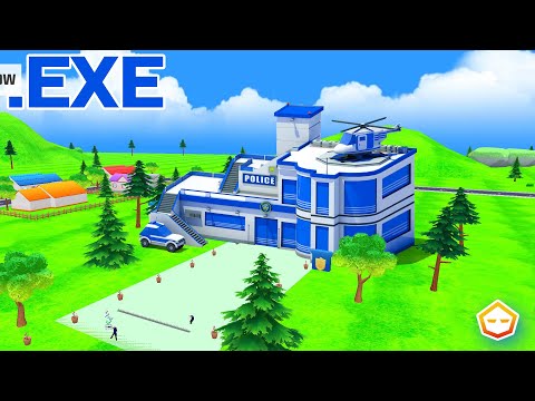 Kantor Polisi Baru 😱 🚔  - Dude Theft Wars Exe - Dude Theft Wars Funny Moments