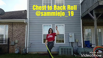 Chest Roll to Back Roll Hoop Tutorial Sammie Jo