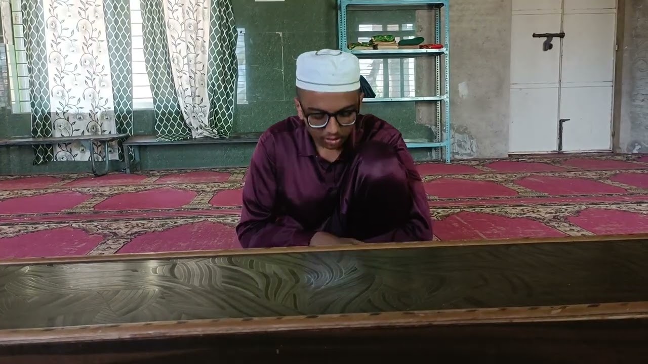 ماہانہ جائزہ سید اویس ہاسن متعلم شعبہ حفظ madrasa Umar Bin khattab nagamangala