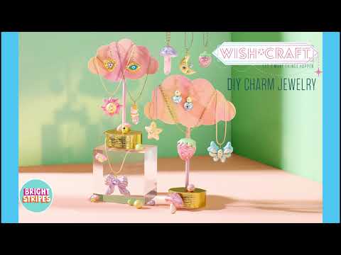 Bright Stripes How to Make Wish*Craft DIY Charm Jewelry - YouTube