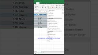 Excel Trick: Convert Data into Table in 1 Click.#Excel #ExcelTricks #spreadsheets #vlookup #excel