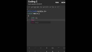 C program to print a to z alphabets.Small alphabets trick. #codding #code #shorts #cprogram #viral
