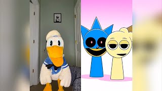Donald Ducc REACTS To SPRUNKI TikToks! 110 (DO NOT BE SCARED CHALLENGE)