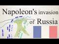 Napoleon's invasion of Russia visualized