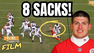 FILM: Kansas City Chiefs sack CJ Stroud 8 TIMES in NFL Divisional Playoff win!