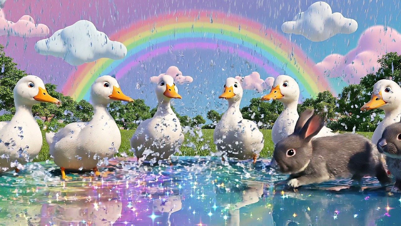 Rain Rain Go Away Magical Picnic Day | Sunny Day Songs & Kids Nursery Rhymes