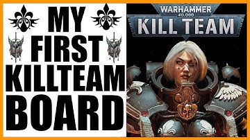 I Made My First KILL TEAM Board | Warhammer 40k Kill Team