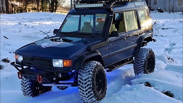 Land Rover Discovery sees its first snow (MST CFX WS DC1)