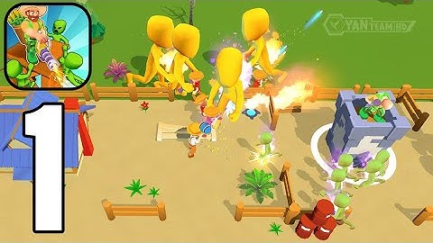 Farm Defense: Survival Z - Gameplay Walkthrough Part 1 Tutorial Managing Agriculture (Android,iOS)