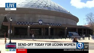 Top-seeded UConn to be sent off to Forth Worth in style