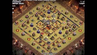 20180130 Clash Of Clans LageLanden TH10 QW GoWiBo 3 Star Attack Strategy utilman