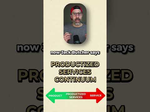 Productized services are