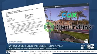 Let Joe Know Resident frustrated with apartment s broadband switch