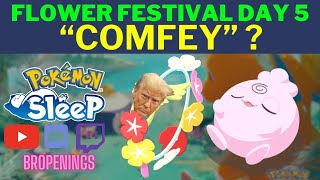 Flower Festival Day 5: Comfey Looks Like... #pokemonsleep screenshot 4