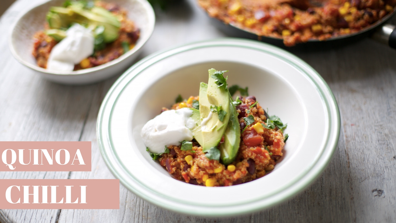 Spicy Quinoa Chilli Easy Weeknight Meal + Food Prep YouTube